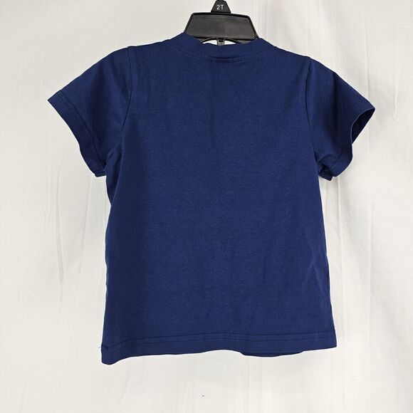 Classic Southern Smocks Navy Blue Pocket Tee "S" Monogram Size 3T - Picture 4 of 4